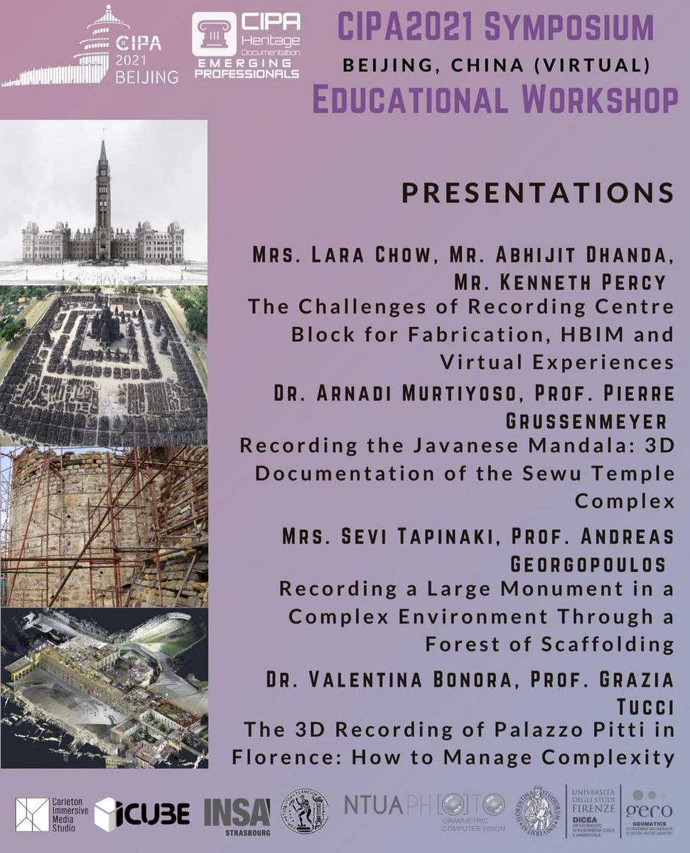 Arnadi Murtiyoso (@ari_murtiyoso) on Twitter photo It's this Saturday! Don't forget to register for free: psu.zoom.us/meeting/regist…
<a href="/CIPAHeritageDOC/">CIPA Heritage Documentation</a> It's this Saturday! Don't forget to register for free: psu.zoom.us/meeting/regist…
<a href="/CIPAHeritageDOC/">CIPA Heritage Documentation</a>