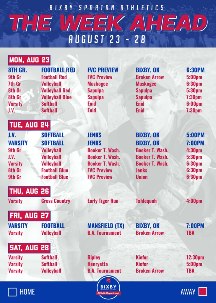 Upcoming events this week
