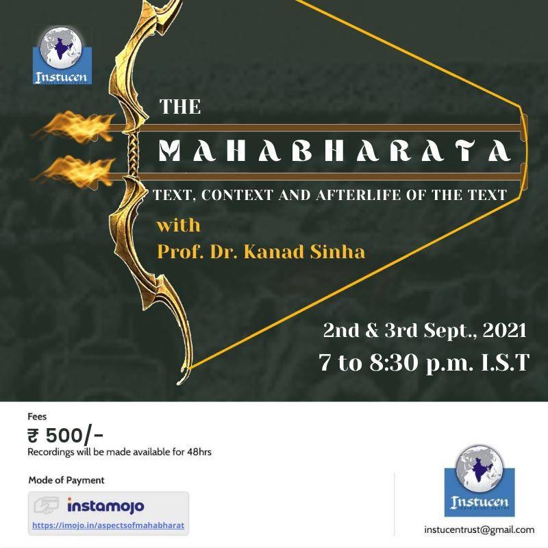 InstucenT's tweet image. #throughthemahabharata
The Mahabharata is an ancient Indian epic which is thought to have been composed in the 4th Century BC or even earlier. At 100,000 verses, it is one of the longest poems ever written.

imojo.in/aspectsofmahab…
 
#learnwithinstucen #mythology #mahabharata