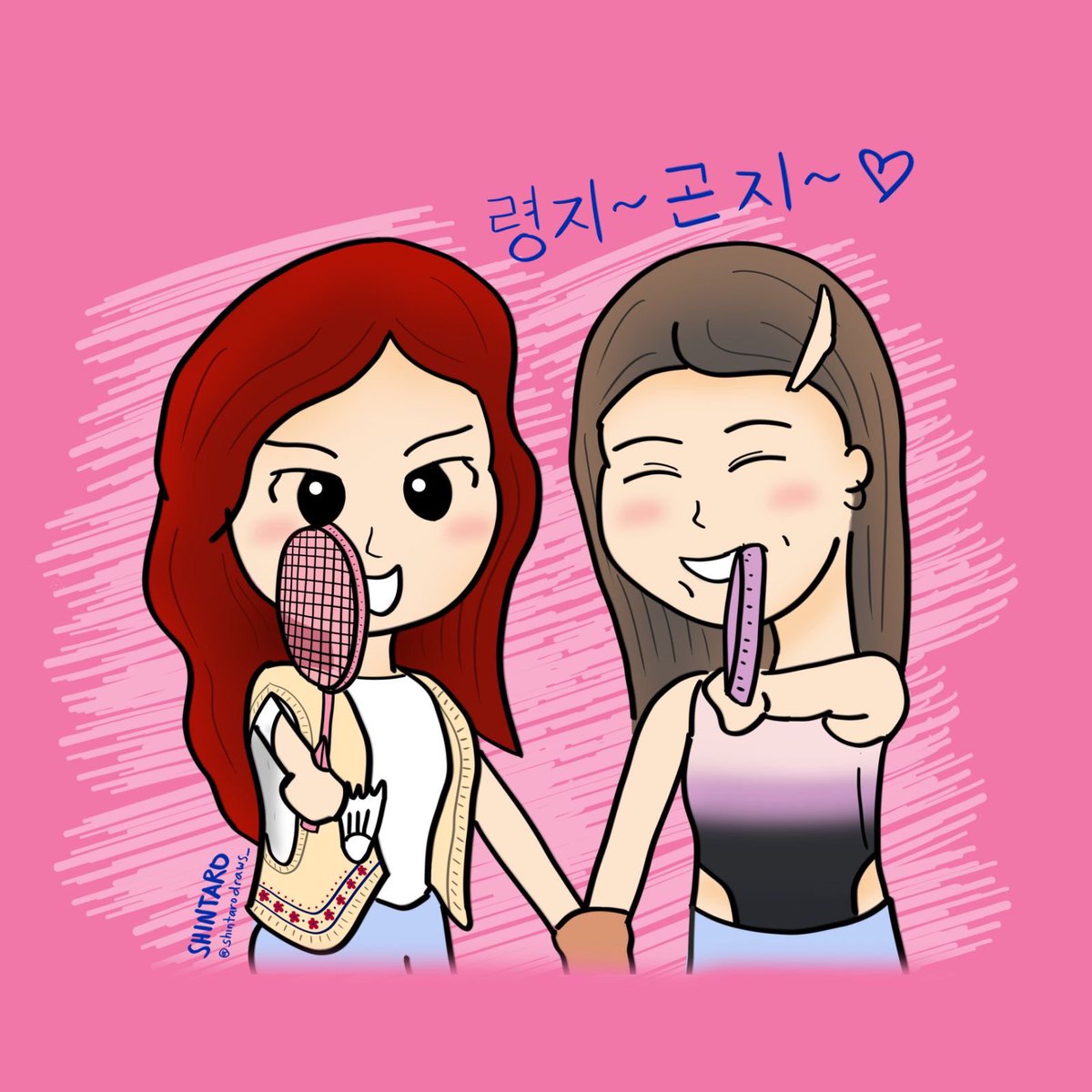 shintarocreates's tweet photo. ryeongji gonji! ❤️
our artists of the month 😍 
#itzy #itzyfanart #itzydrawing #yeji #chaeryeong #ryeongji #ryeongjigonji https://t.co/Ypp9monHah