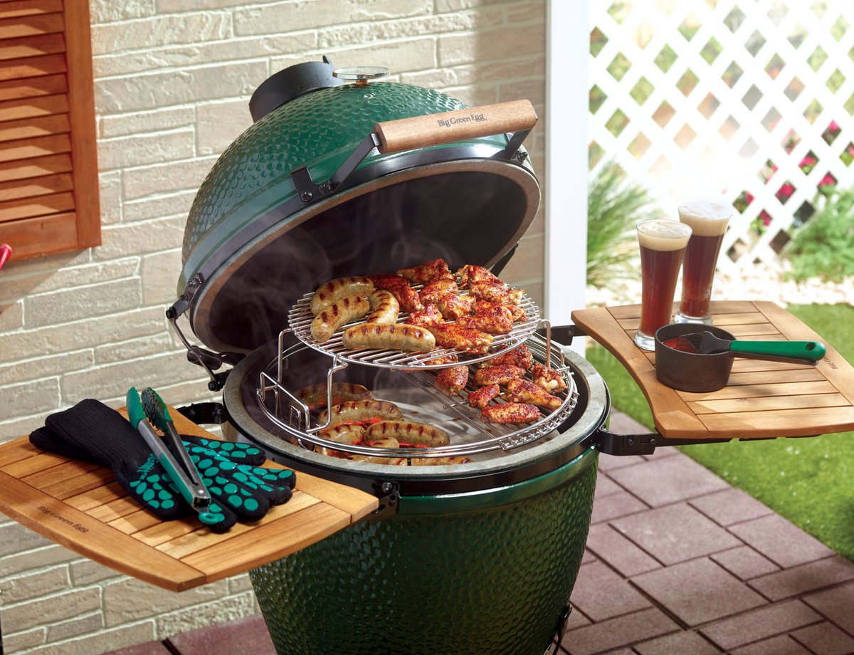 OakleyNAPA's tweet photo. In the market for new Big Green EGGcessories?  Try the EGGspander. https://t.co/PfJymTvzX7