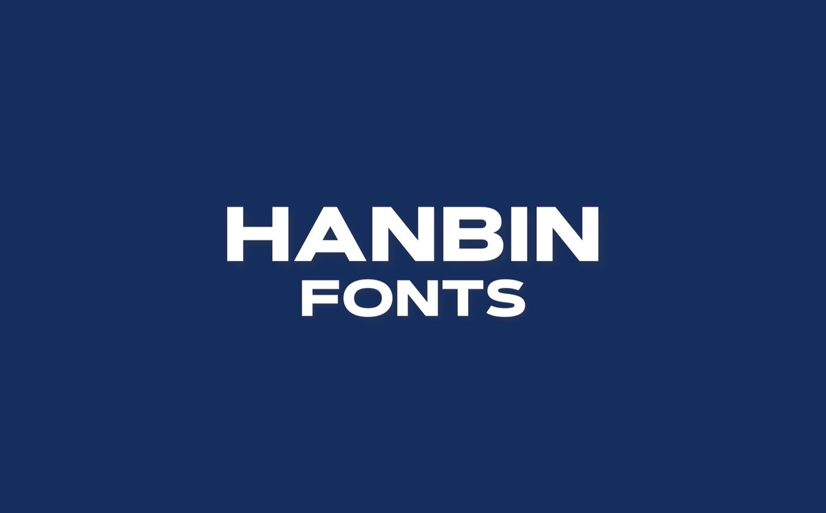 hanbin_fonts tweet picture