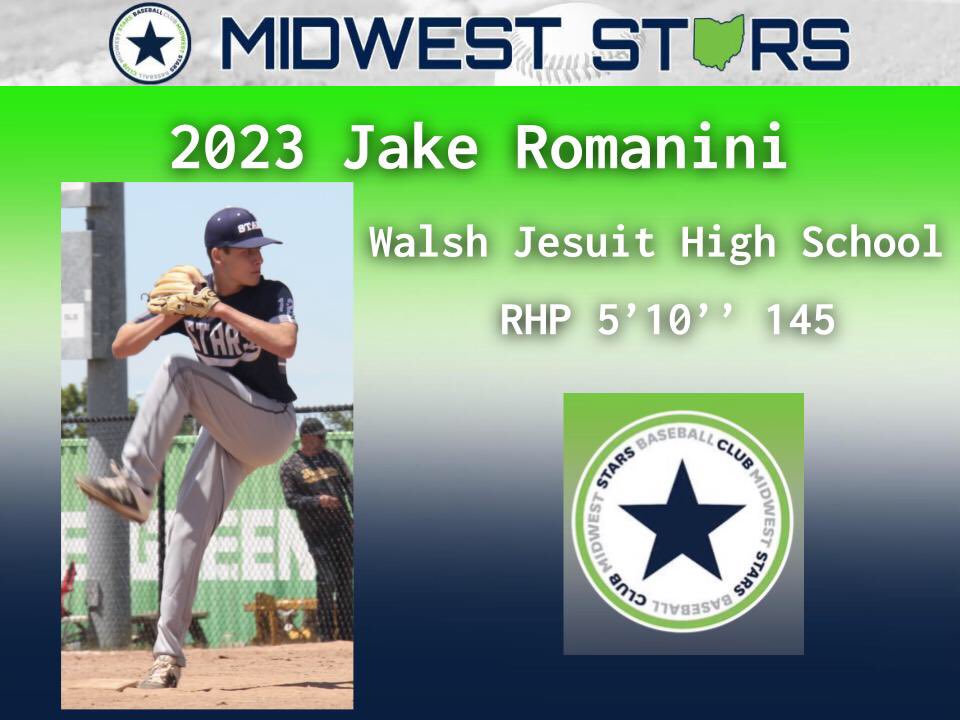 🚨Uncommitted Player Profile🚨

2023 RHP <a href="/jakeromanini/">Jake Romanini</a> of  <a href="/WJHS_Baseball/">Walsh Jesuit Baseball</a> 

Continues to get better and better every off-season, great teammate and competes against anyone.

Last Summer
45IP 29K’s 3.4ERA 🔥