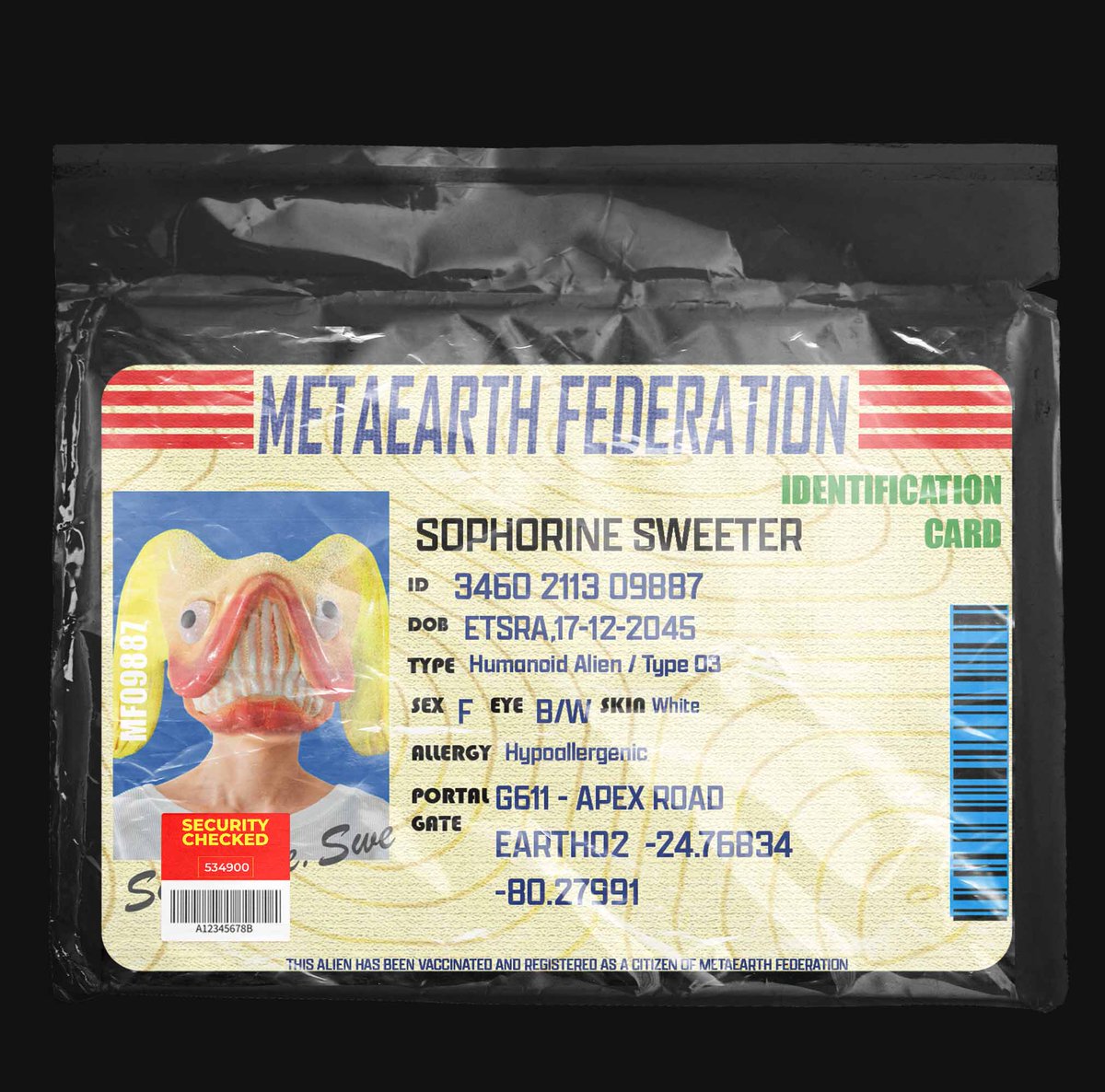 rhadiska's tweet photo. #ALIENATION NEW ID FOR SELL by the name of "Sophorine Sweeter" 25 eds of only at @hicetnunc2000 grab it now for 1 TEZ each ππ
Link : https://t.co/mzdsjMJVCP
#NFTs #NFTCommunity #NFTdrop #AlienID https://t.co/rcwmJGQOOF