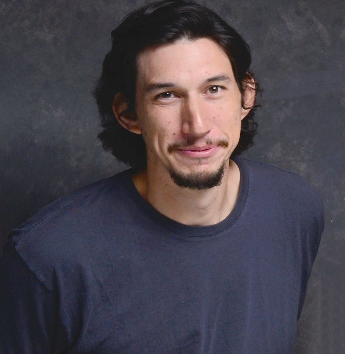 smiley Adam Driver and his ears.