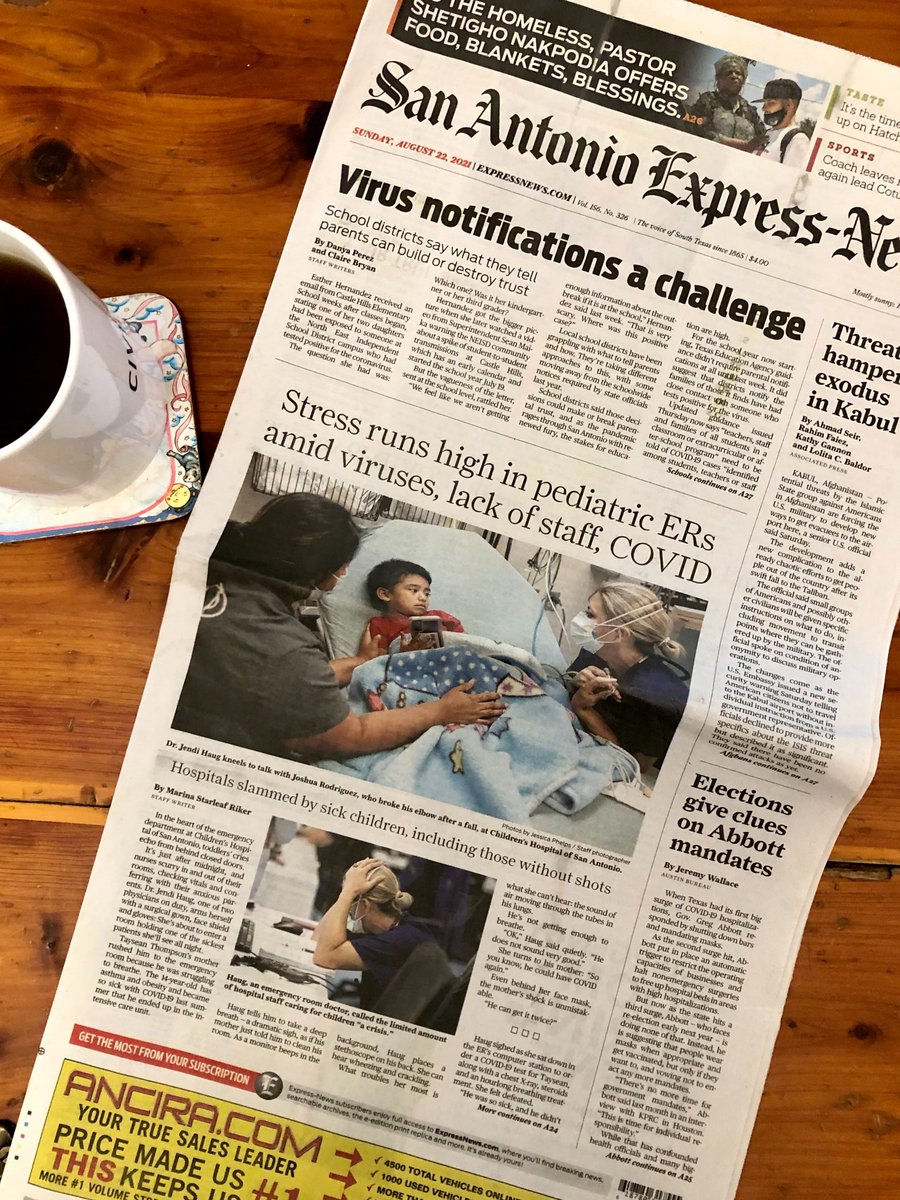 marinastarleaf's tweet photo. “Our people aren’t allowed to get tired. They’re not allowed to be upset. They’re not allowed to be frustrated. They just have to keep on pushing.”

This is what it's like to work in a children's ER right now. In Sunday's @ExpressNews w/ @JessicaPhelps30: https://t.co/IGrhC49IHU https://t.co/Kvt2YEgCmp