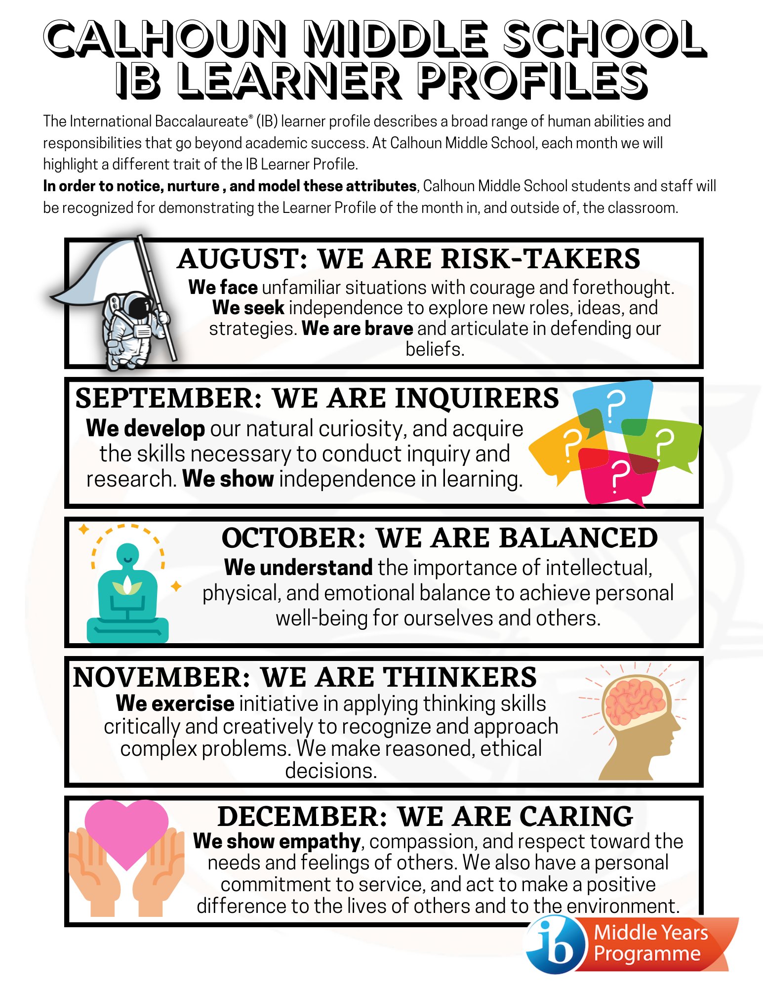Risk Taker Ib Learner Profile