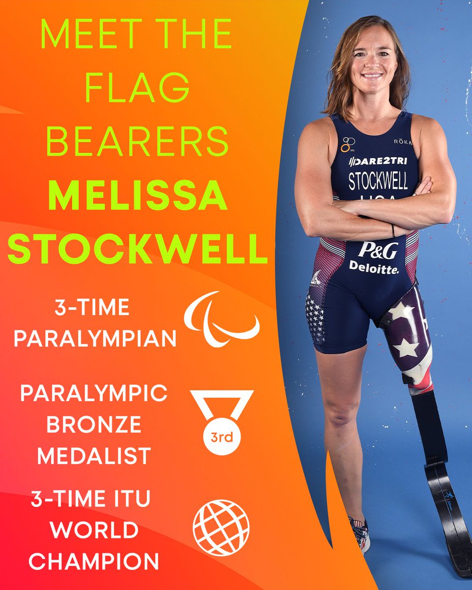 In her third Paralympic Games, <a href="/MStockwell01/">Melissa Stockwell</a> has been selected as one of the <a href="/TeamUSA/">Team USA</a> flag bearers for the Opening Ceremony of the #TokyoParalympics 🇯🇵