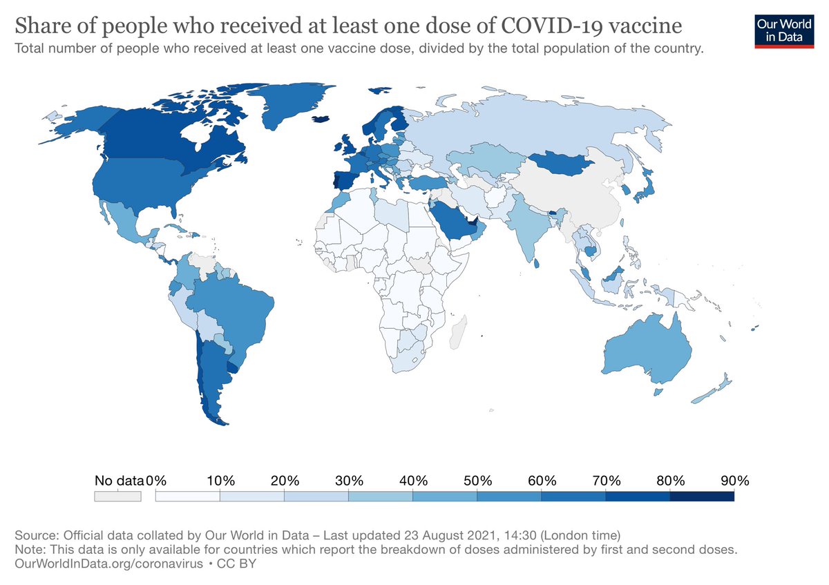 mianrey's tweet photo. 💉 La vacunación contra el coronavirus vuelve a dejar en evidencia las desigualdades entre los distintos países y continentes, a veces es necesario recordar lo afortunados que somos... https://t.co/5Wbt75Fk6U