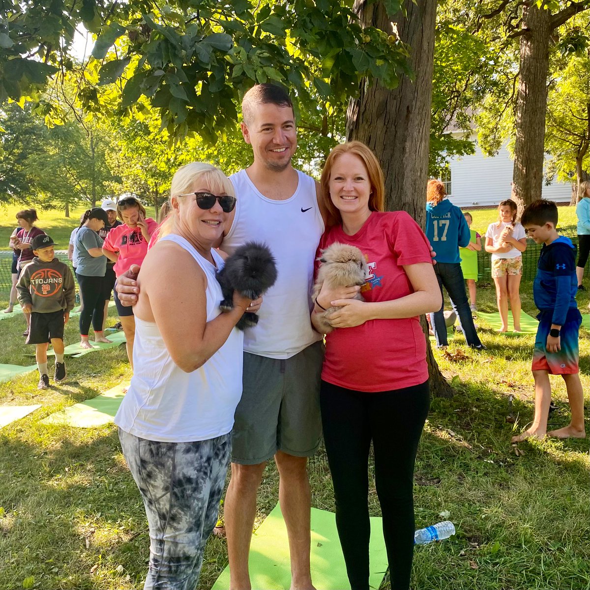 HealthiestIowa's tweet photo. Thank you to all of the yogi fairgoers who joined us for Barnyard Yoga at the @IowaStateFair! #HowDoYouFair https://t.co/0q1scGN3ux