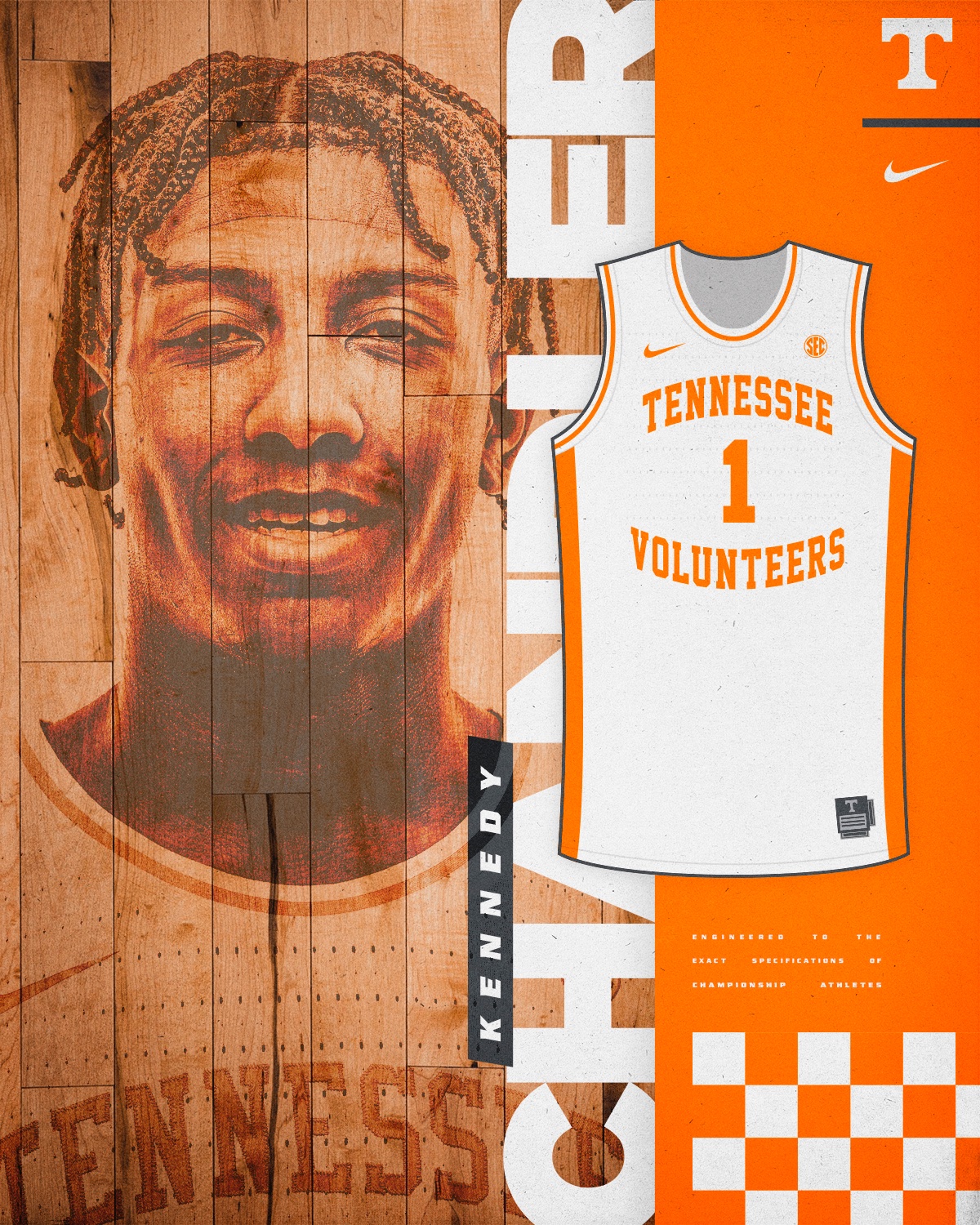 Tennessee Basketball on X: KENNEDY → 𝟙  / X