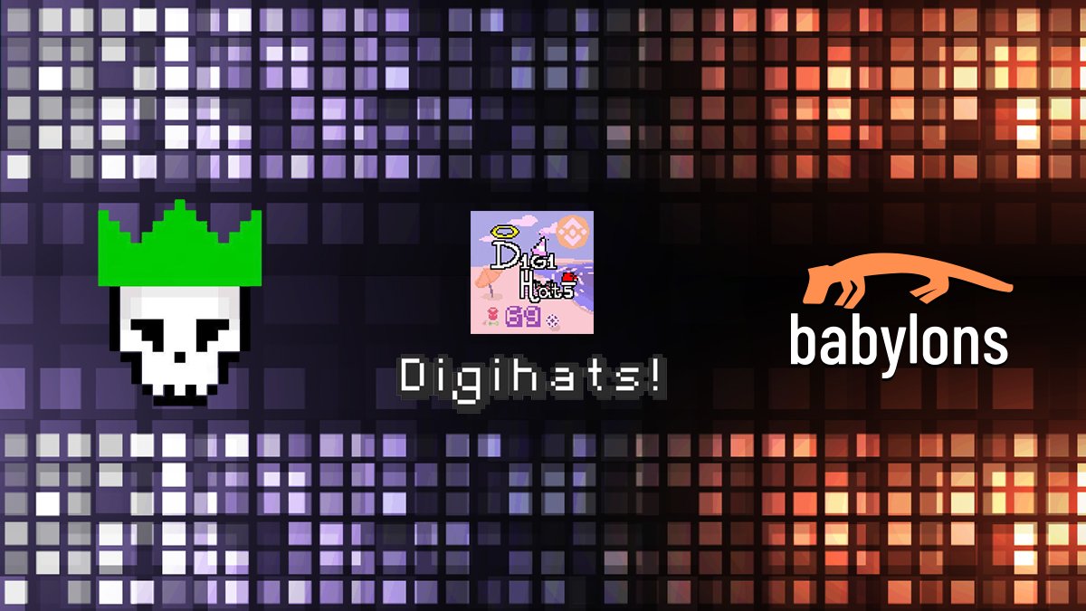 BabylonsNFT's tweet image. 📡 Super happy to announce our dual strategic partnership with @BitBonez 💀 2007 RuneScape inspired #NFTs ➕ @thedigihats 🎩 88x88 unique pixel art #collectibles 🕶️ 

#NFTcollectors can now trade their #NFTcollectibles on Babylons #NFTmarketplace and earn weekly $BABI rewards 🚀