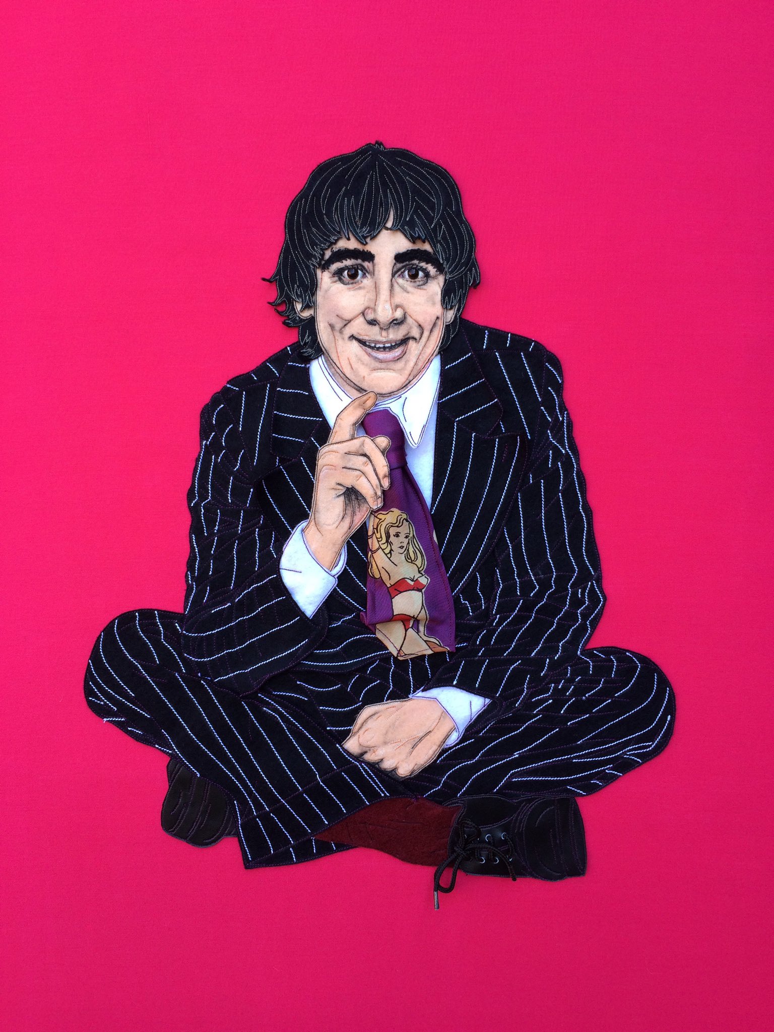 HAPPY BIRTHDAY KEITH MOON! SO GOOD I VE SEWN HIM TWICE!  