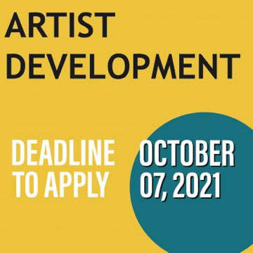 A new window for applications to the Artist Development program has opened today. Be sure to download the latest guidelines in preparing your application ahead of deadline.