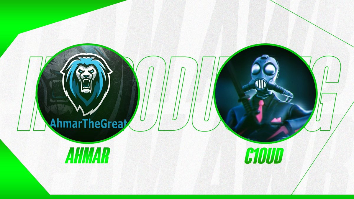 AwbTeam's tweet photo. Introducing Our Latest Additions to the Roster! 

⚪️| Awb Ahmar 🇵🇰
🟢| Awb Cloud  🇵🇰

   #AwbConuers https://t.co/7RYpV423nZ