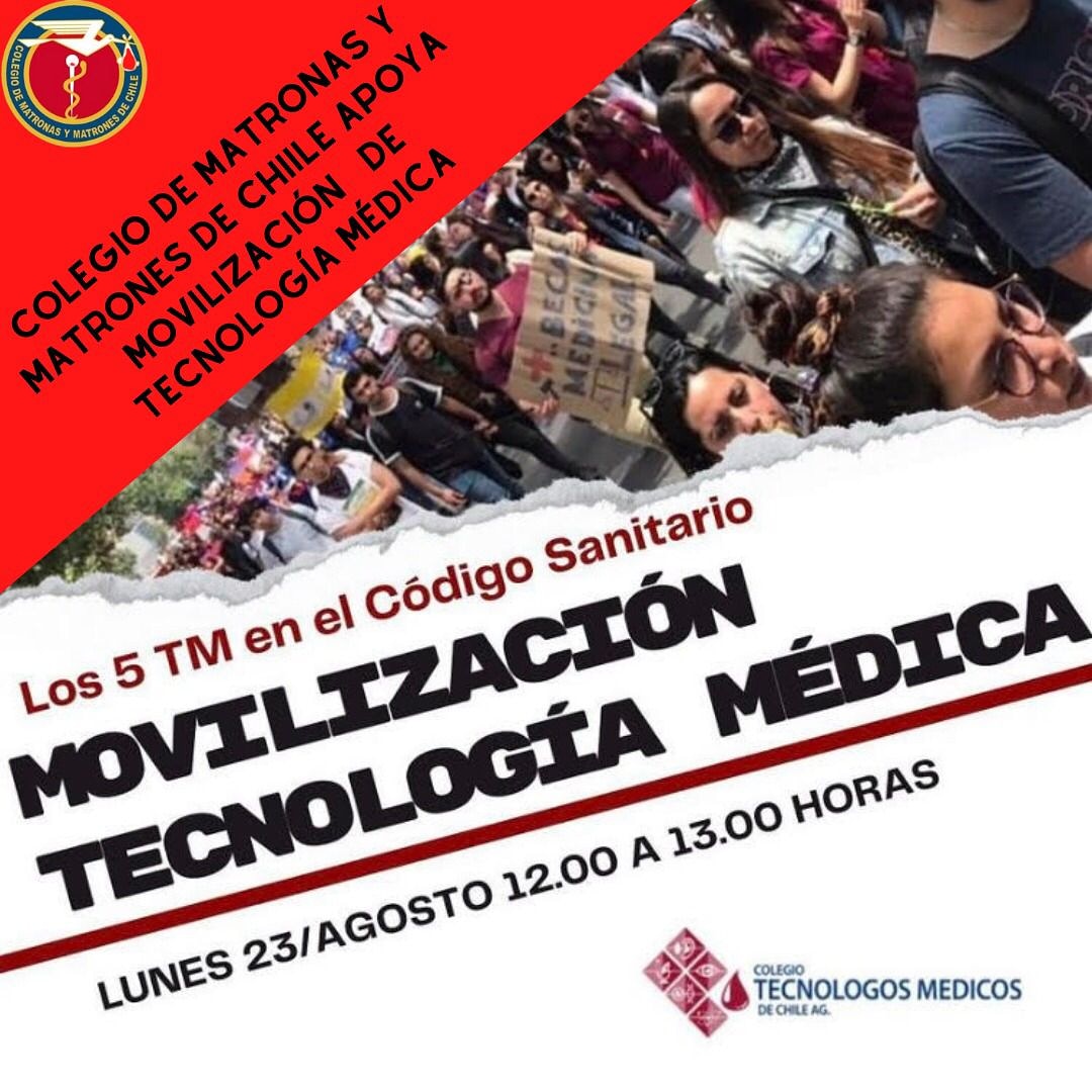 ChileMatrones's tweet photo. La unión hace la fuerza ✊💪

Todo nuestro apoyo a los y las colegas tecnólog@s médic@s

#matroneria2021
#movilizacionnacionaldematroneria
#matronxsenalerta
#noalcodigosinelrojo
#elrojosedefiende
#lamatroneriaserespeta
#matroneriamovilizada https://t.co/BSnq7VZU4v