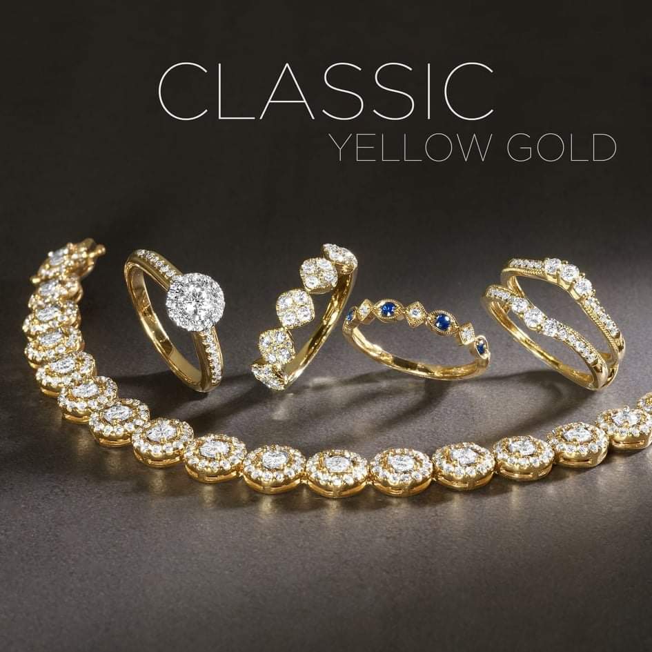 Have you fallen in love with yellow gold again or perhaps you have always been a fan? The warm tones are classic and eye-catching on everyone.#yellowgold #jewellerytrends #kelownajewellery