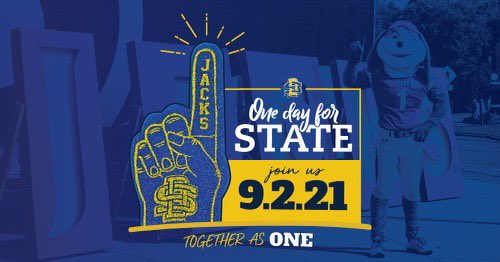 SDSU is such a special place! Mark your calendars for September 2 as we celebrate #OneDayforSTATE! spsr.me/uY37