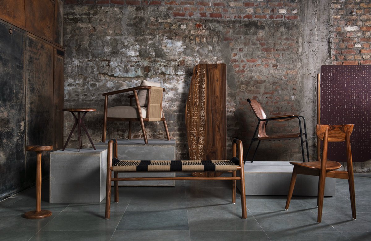 NitcoLtd's tweet photo. #NativeConnectXNITCO with #VritimaWadhwa, Designer and Founder - Project 810 Studio. #Project810 believes in combining local resources and quality craftsmanship to create distinct experiences. Swipe through to see their exquisite furniture pieces and other recent projects! https://t.co/dPPRBWpRcN