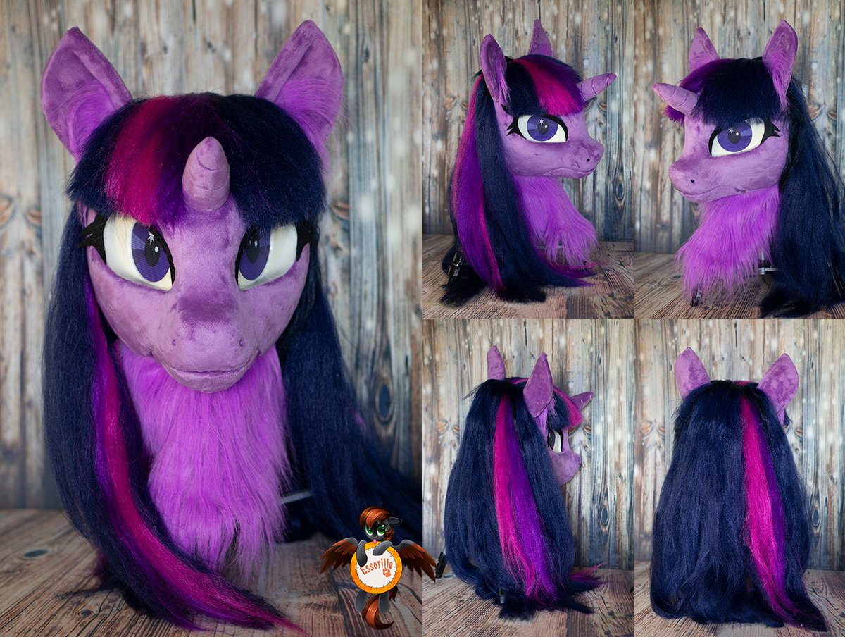 essorille's tweet photo. Twilight Sparkle fursuit head!
I like her star-blinks!
#twilightsparkle #mlpcosplay #mlpfursuit #fursuit #fursuithead #pony #unicorn https://t.co/kvQlgCA9Fb