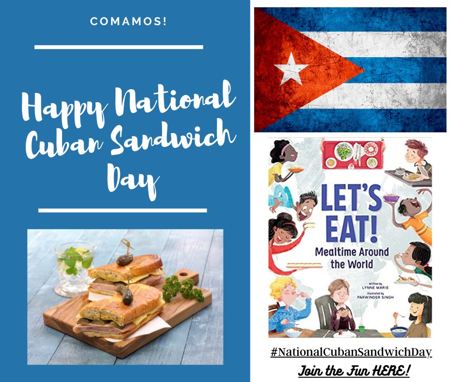 Literally_Lynne's tweet photo. August 23 #NationalCubanSandwichDay #LetsEatMealtimeAroundtheWorld #BeamingBooks
@RateYourStory
#CelebrateCulture #LetsEat @ParwinderSinghArtist
@BeamingBooksMN https://t.co/4078hkoVrI
