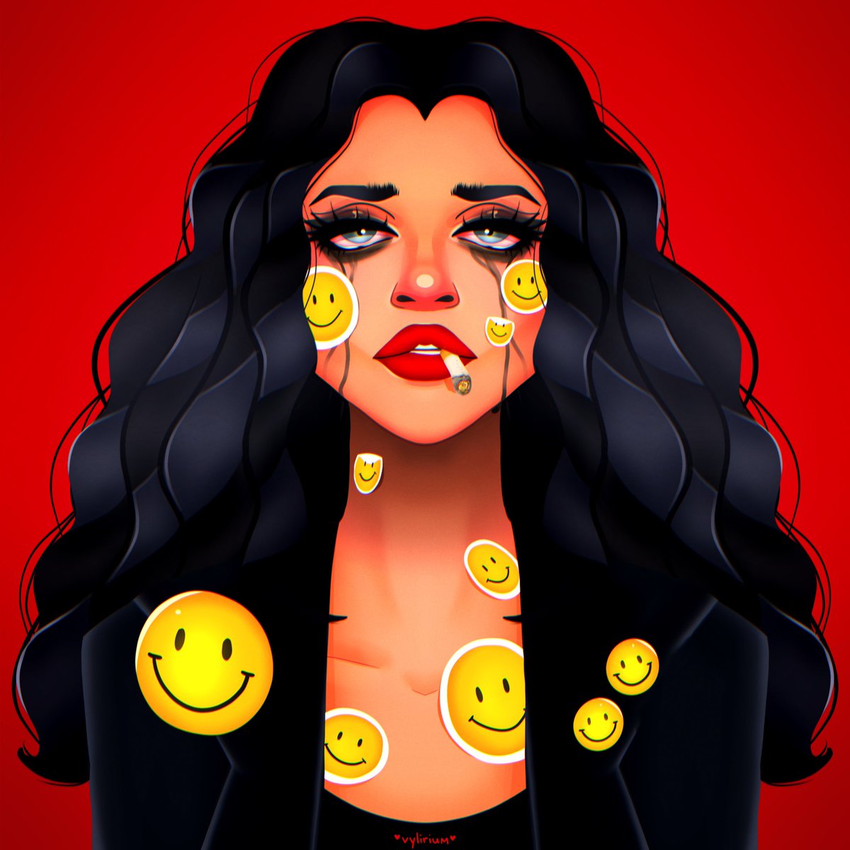 vylirium's tweet photo. Hi I'm Vy, I'm a Nicaraguan-American illustrator &amp; I draw powerful women ♡ #VisibleWomen https://t.co/p8wsEr1fz4
