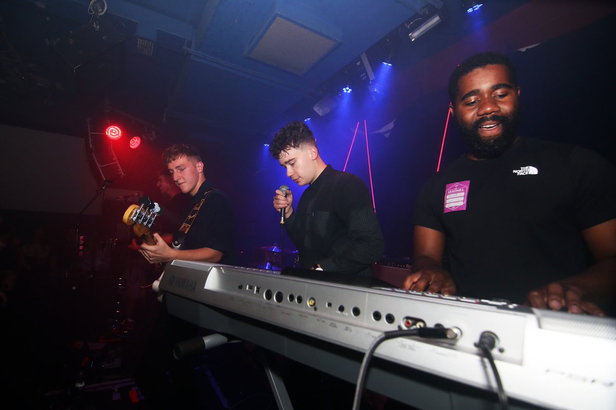 GAimages's tweet image. A little of the carnage at the end of the gig on Friday. The love for these lads flowed onto the stage. @__thewired @Leadmill