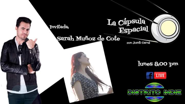 Sarahgmdc's tweet photo. No sé pierdan hoy está súper entrevista, a través de #FacebookLive, en "La cápsula espacial", en punto de la 8:00 p.m
#cantante #segundosencillo #música https://t.co/2ciVWwoH1h