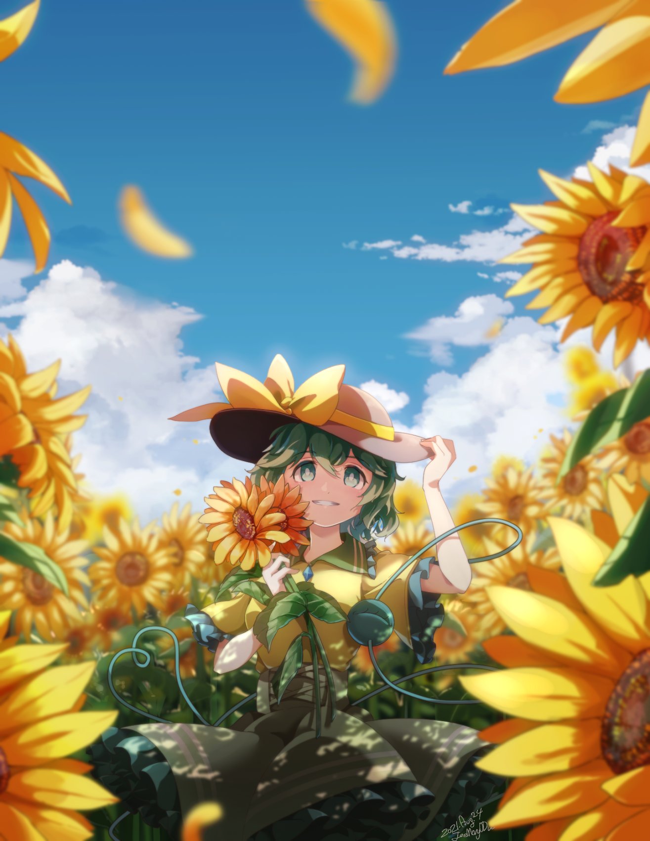 Twitter 上的 民 Tami ひまわり畑とこいしちゃんさん 夏もたけなわです 東方project T Co Nsvblccs Twitter