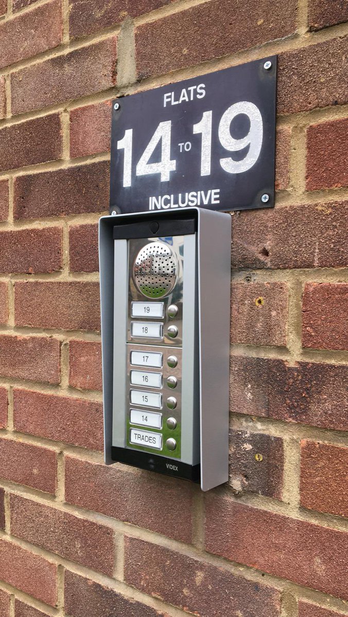 LTMLtd's tweet photo. New @VidexSecurity #audio door entry system installed this morning in #BuckhurstHill #Essex #IG9
Thanks for supplying @AdvancedAccessL
https://t.co/2kBVKDW2Ew
0208 432 0843
info@londontesting.net
#intercominstallation #intercomrepair #blockmanagement #propertymanagement https://t.co/ZhCT1QIo9o