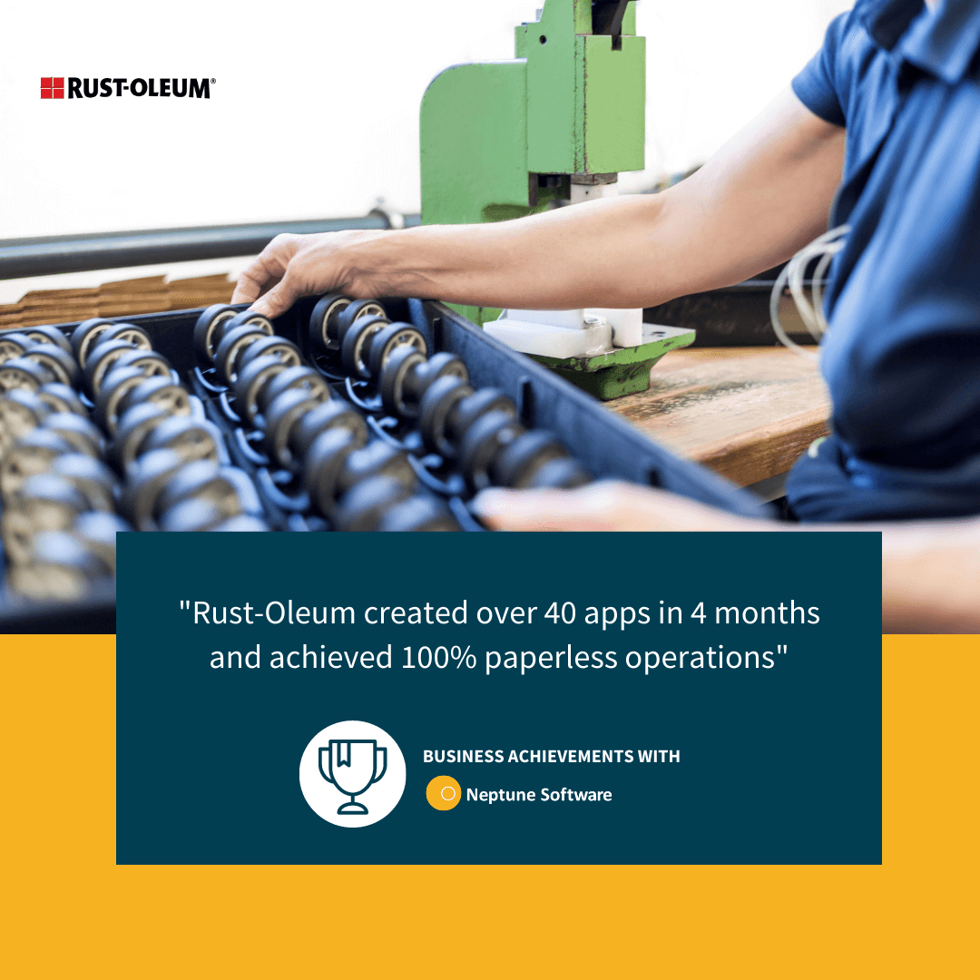 NeptSoft's tweet photo. Farewell to paper 👋 @RustOleum proves that going paperless is worth it, creating modern warehouse management system with over 40 mobile applications in only four months. Read their story! #paperlessmanufacturing #successstories
https://t.co/0maEYSyp5G https://t.co/i0Kg2ESqhU