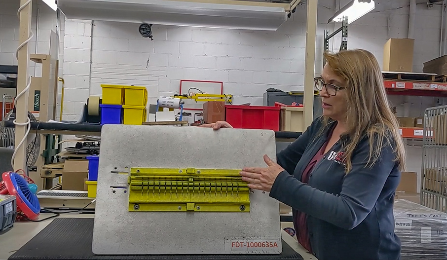 BeyondVision_WI's tweet photo. In this #PokaYoke process we are showcasing our 3D printed fixture that acts as a puzzle piece to assemble this finished product. This fixture easily allows our employees to assemble this product perfect every time. #ManufacturingMonday #Engineering #Accessibility #ErrorProofing https://t.co/H8Y7Z8LWvU