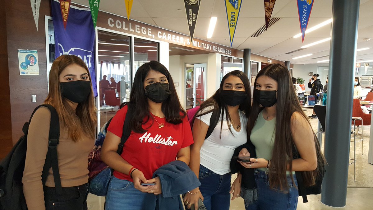 Manor Senior High first day of school. Friends reconnect to welcome a new school year! #ScholarsFirst #manorisd