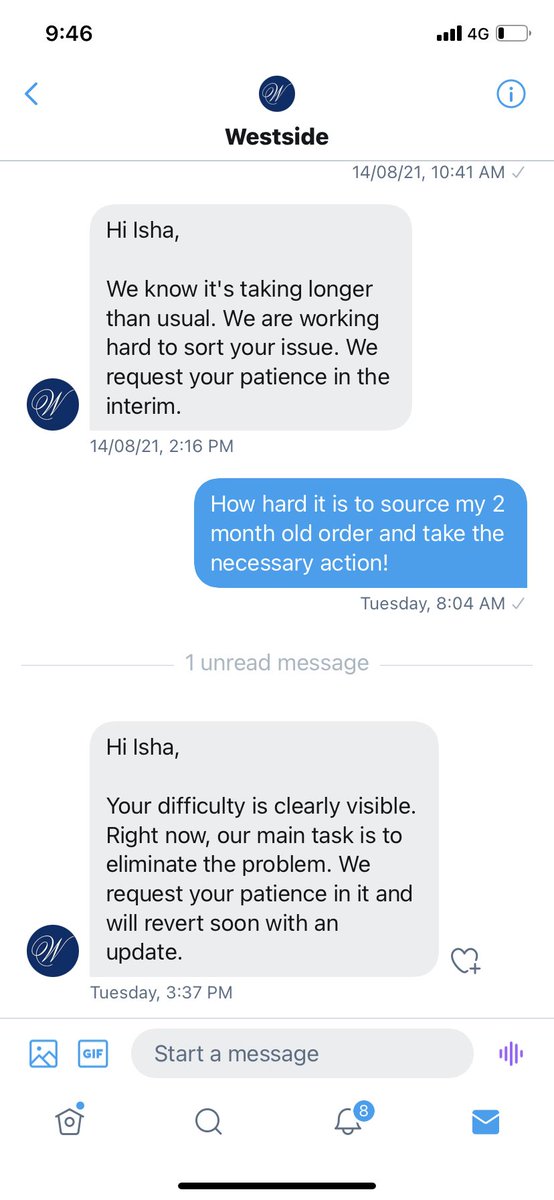 IshaMehtaa's tweet photo. @WestsideStores your difficulty in sourcing and dealing with this issue is clearly visible too! https://t.co/w10sB0v5V3