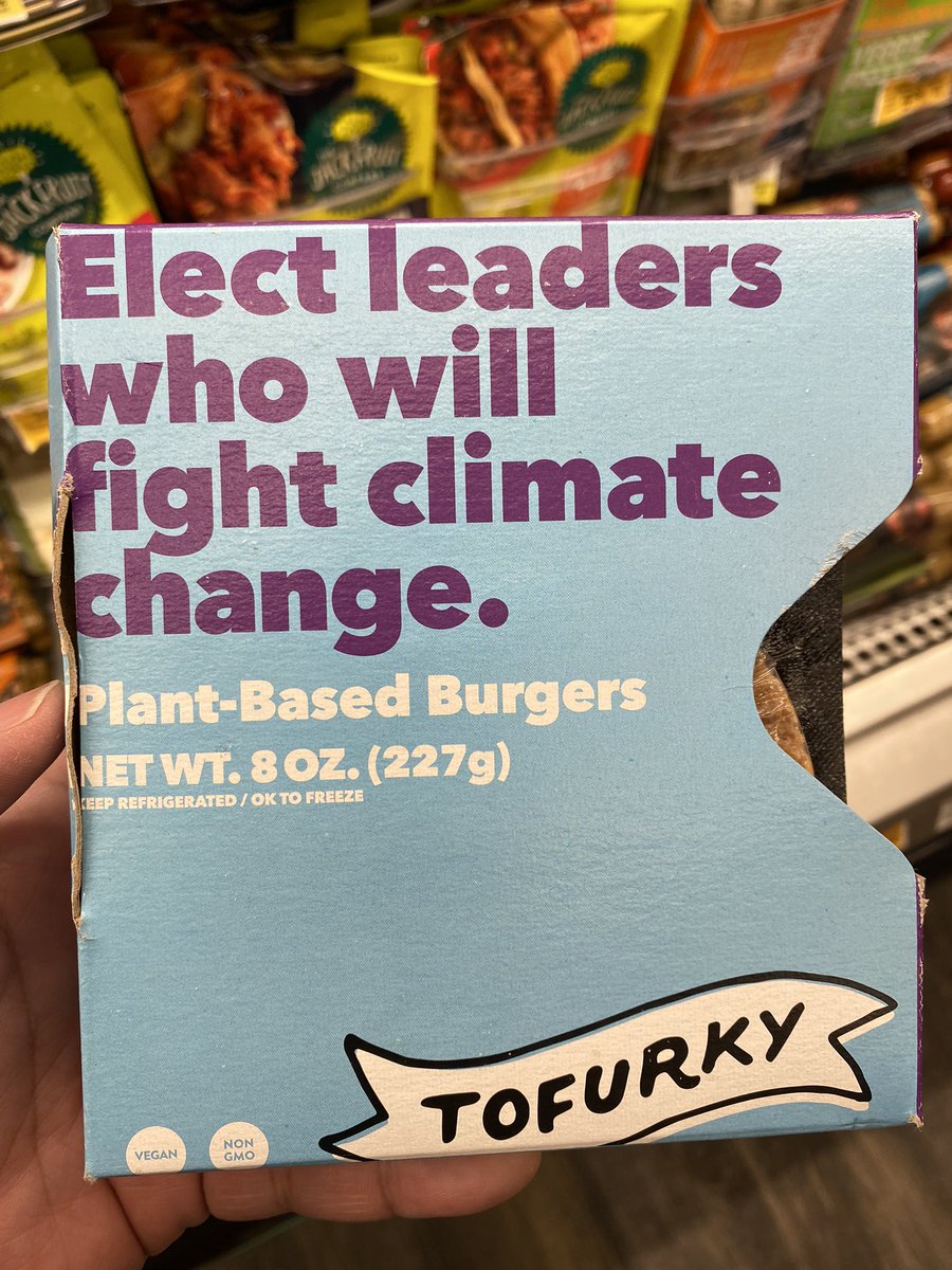 tylonblas's tweet photo. This is based af. @Tofurky using their products to send a message. ❤️❤️❤️ https://t.co/Z4jnVN4LSV