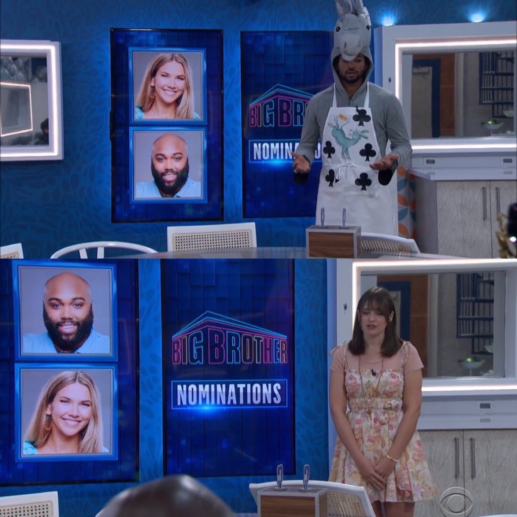 aitufour's tweet photo. “Yea you can copy my homework but don’t make it too obvious” #bb23 https://t.co/q2GeACx4UV