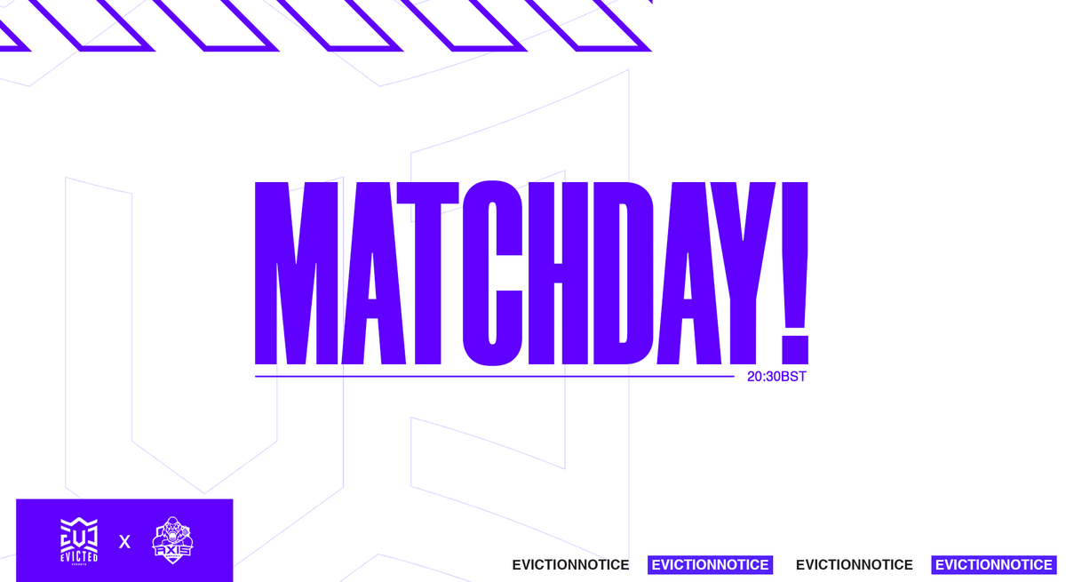 MATCHDAY #CSGO #ESEA 

🆚 - <a href="/axis_esport_fr/">Axis eSport</a>
🕣 - 8:30pm (BST) 
🎙- by <a href="/Lui2k_/">Lui2k</a>

 twitch.tv/evictedesports