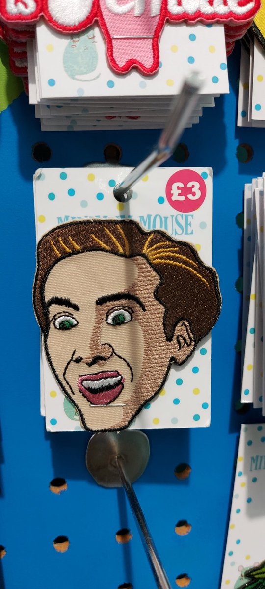 leopoldroad's tweet image. One for Nic Cage fans, the delightful  @ArtemisiasPwr &amp;amp; @StarfireLounge et al  courtesy of the excellent @minimummouse at Birmingham's Redbrickmarkets in Digbeth #NicCage #NicholasCage #Digbeth #markets #independentbusiness #arts #crafts  #sewonpatches🙂👍👍👍 LOVE IT! ❤