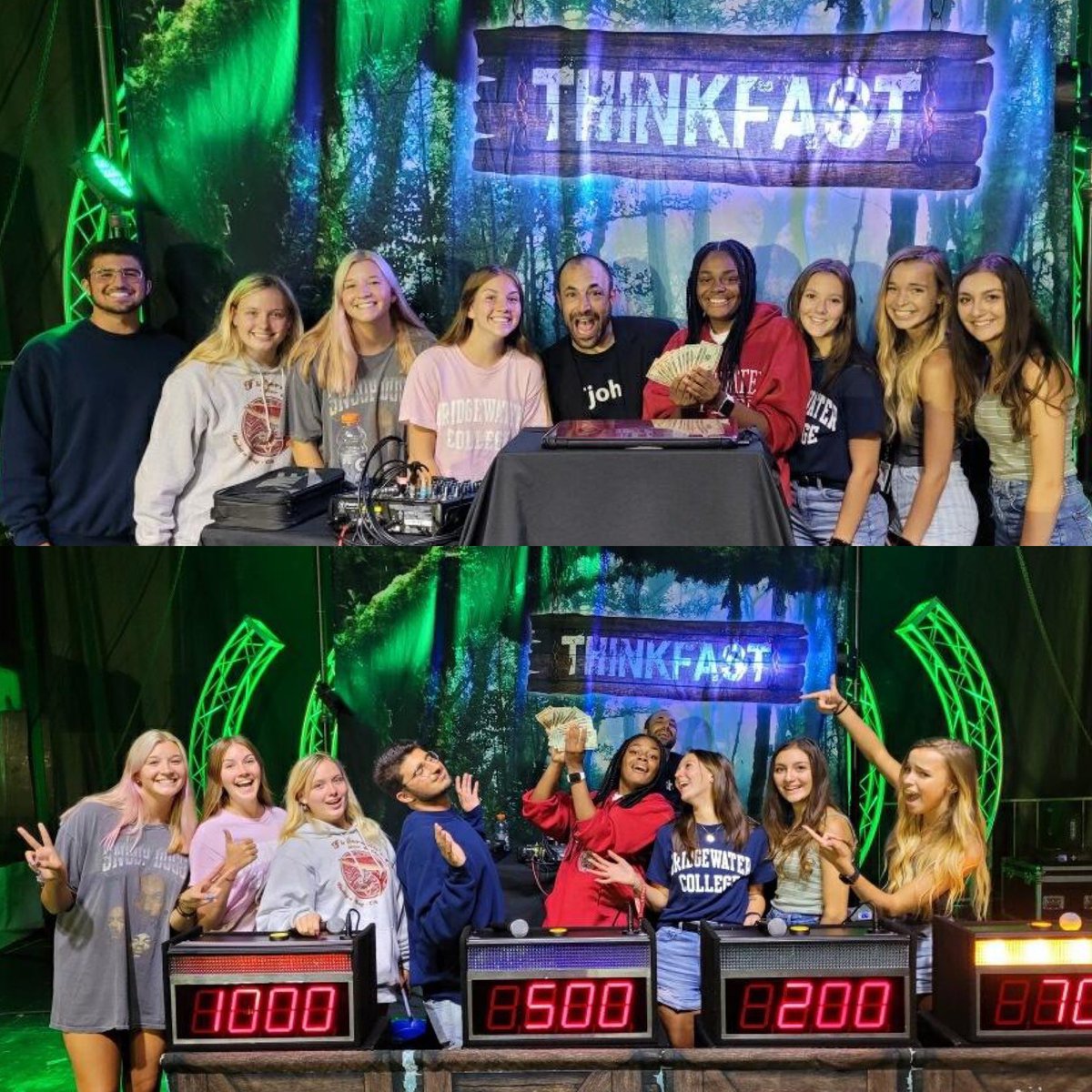 _TjohnE's tweet photo. #teamwork @bridgewatercollege https://t.co/F7iw4jkhnC 877-295-5559 Jaisen@TjohnE.com #thinkfast #gameshow #everyoneplays #orientation #newstudents #icebreaker #fun #normalcy #yesyoucan #collegeexperience #campuslife #tjohne #competition #cashisking https://t.co/MFqPiAJLuS