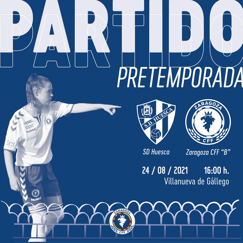 ZaragozaCFF's tweet photo. Mañana, nuestro Primera Nacional disputa un nuevo amistoso, esta vez contra la @SDHuescaFem, que volverá a ser rival durante la pretemporada. La cita, a las 16.00 en Villanueva de Gállego. https://t.co/TVGgNxIRhJ