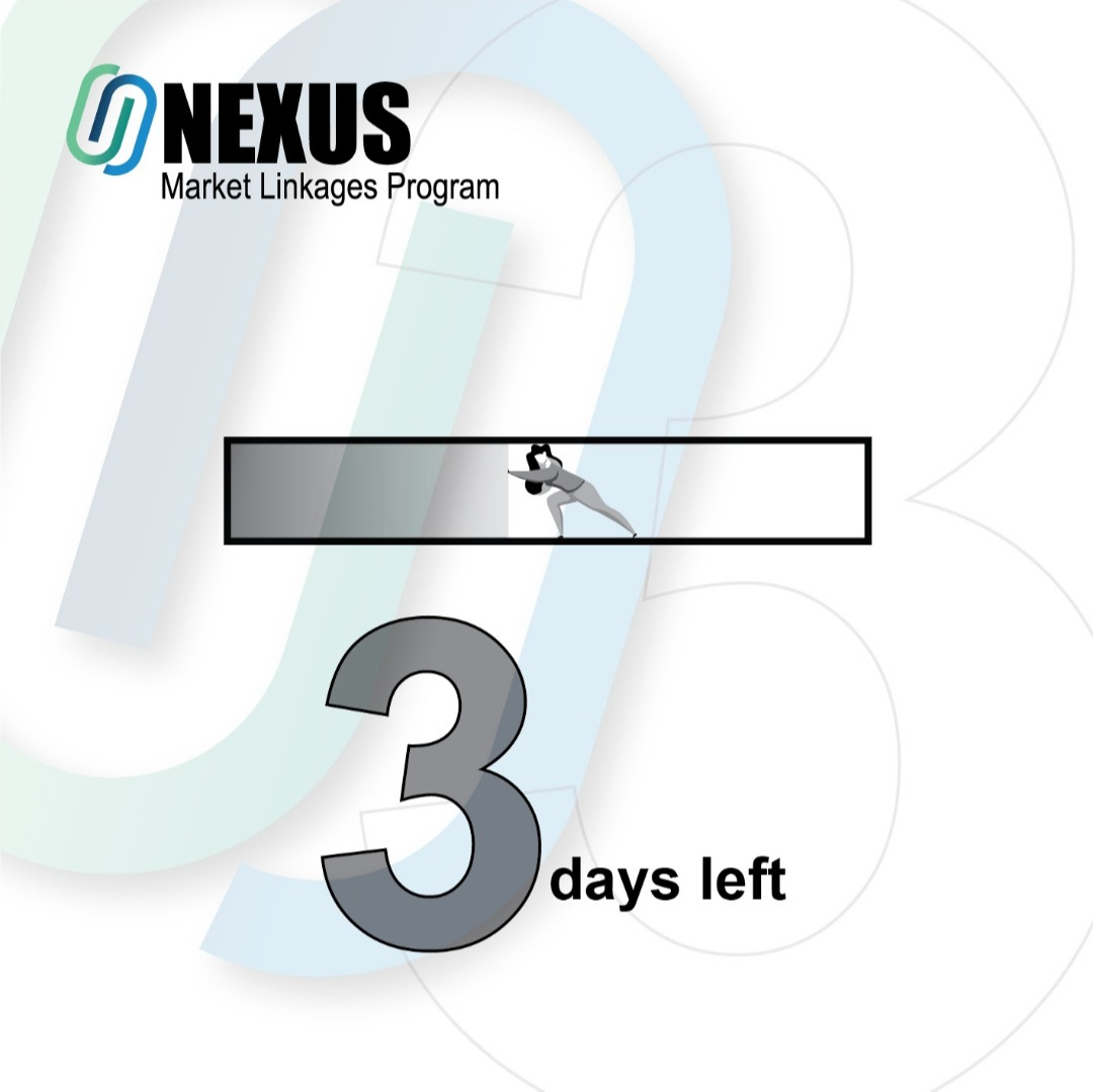 ggh_hub's tweet photo. 3 days left to apply to the MARS training, as part of the NEXUS market linkages program. 

If you're a Palestinian company looking to expand to the UAE, don't waste any more time and APPLY NOW:

https://t.co/8jVlCOPSXy https://t.co/5A0Nq86oj4