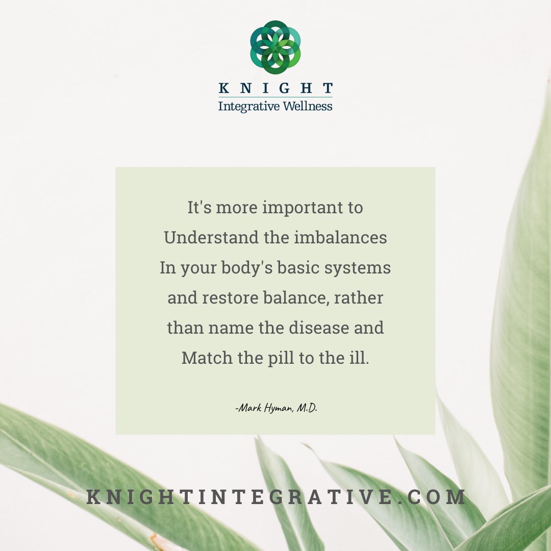 DrEddyClinic's tweet photo. RT @KIntegrativeMed: Here is a little #MondayMotivation for you.
.
.
.
#knightintegrative #drknight #healthylife #functionalmedicine #integrativemedicine #covington #nola #mandeville #madisonville #hammond #slidell #MarkHyman #drhyman #drmarkhyman https://t.co/35H4FQtMaU