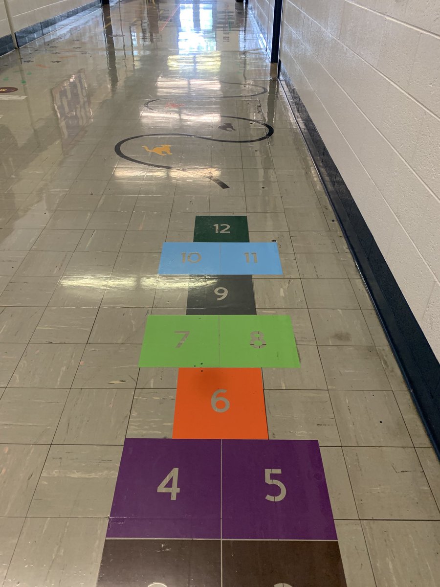 CcorcoranCindy's tweet photo. A sensory walk in the hallway ⁦@RCS_NC⁩  Day Treatment Program ⁦@StephanieMLowe1⁩ ⁦@pam_watkinsvt⁩ https://t.co/7siRwTWs05