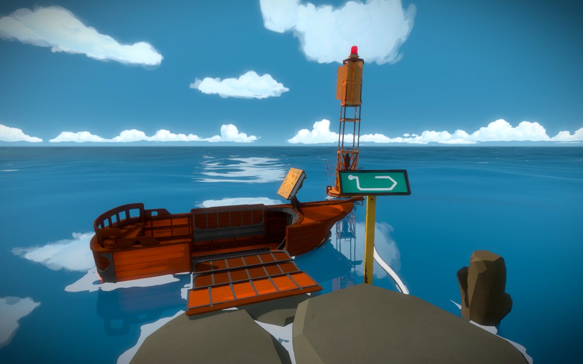 x4m1r4's tweet photo. Off to explore the island. The puzzles are just like a math problem. I'll solve the easiest one first.🤭 #TheWitnessGame https://t.co/xyP21fvbLs