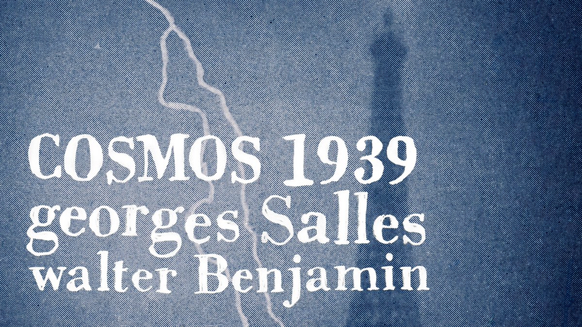 Opening next month at the Tieranatomisches Theater <a href="/HumboldtUni/">Humboldt-Universität zu Berlin</a>: 'COSMOS 1939: Georges Salles /Walter Benjamin' by Jean-Michel Alberola

tieranatomisches-theater.de/en/project/cos…