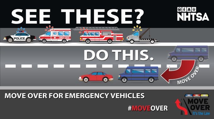 When you are approaching a stopped emergency vehicle, including tow trucks, safely vacate the lane closest to the vehicle and #SlowDown -  not only is it the right thing to do but it keeps everyone safe.