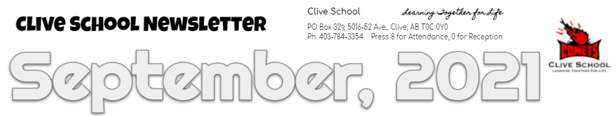 Check out our Welcome Back newsletter! clive.wolfcreek.ab.ca/home/news/post… -