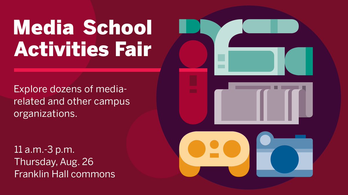 We've got more than 20 media-related student organizations, and you can get involved right away — no experience necessary: go.iu.edu/40TH.
