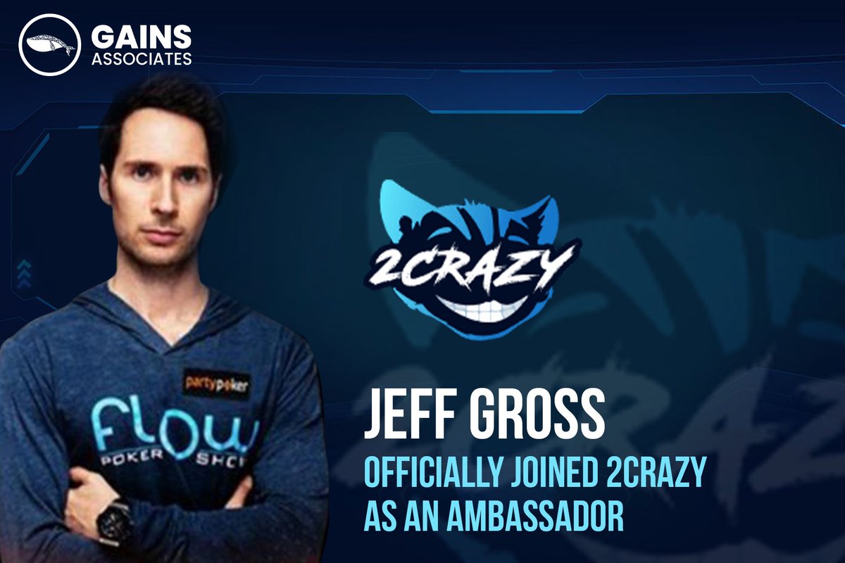 .@2crazylive is excited to welcome Jeff Gross, as their latest #2CrazyNFT #ambassador! 🐱

👉 Jeff is a well-known and respected figure in the industry with a large fan base of #poker lovers and #players #worldwide! 👥🎲

🔹 Learn More: 2crazy.medium.com/welcome-to-the…