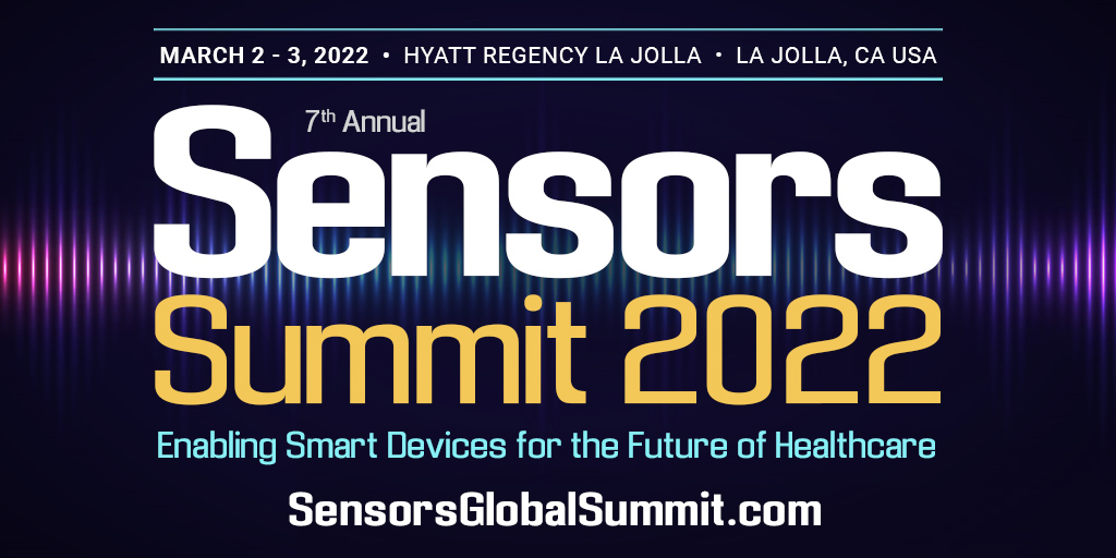 The #SensorsSummit 2022 Team is accepting Speaker Proposals!
Have something to share with the healthcare sensors industry?  Submit a Speaker Proposal for one of our 3 Conference Streams!
The deadline for priority consideration is Sept 1, 2021.
bit.ly/2UoXjhO